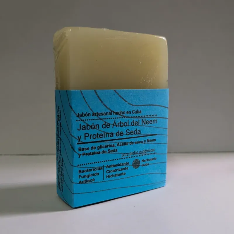 Jabón de Árbol del Neem con base de glicerina (90g)