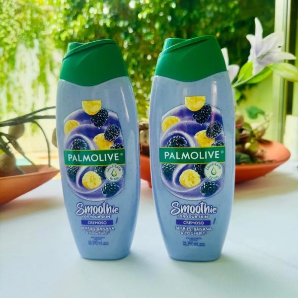 Gel de baño Palmolive de arándano, yogurt y banana 