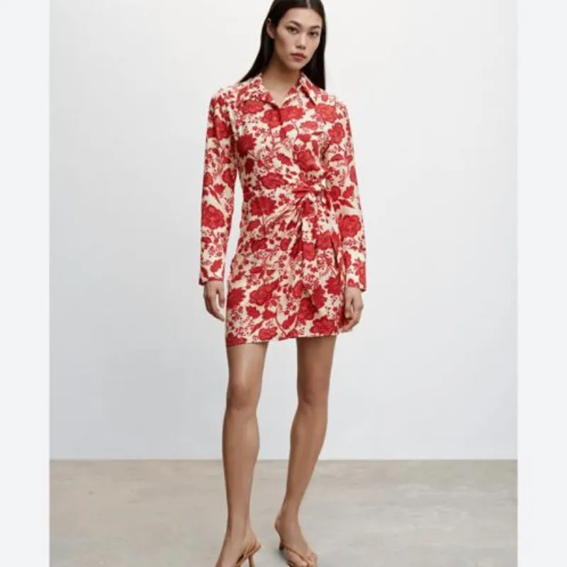 Vestido Mango estampado