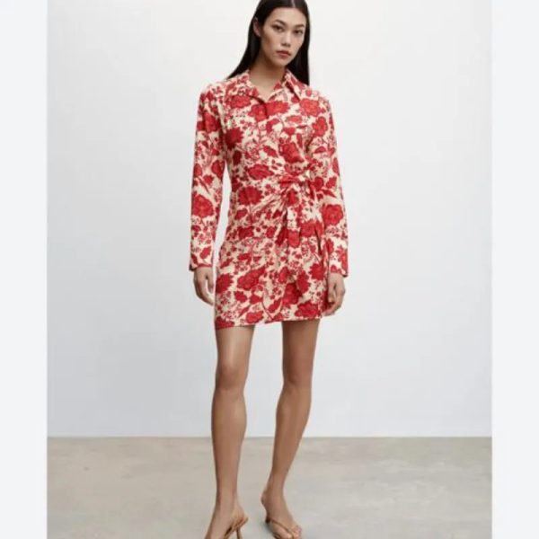 Vestido Mango estampado
