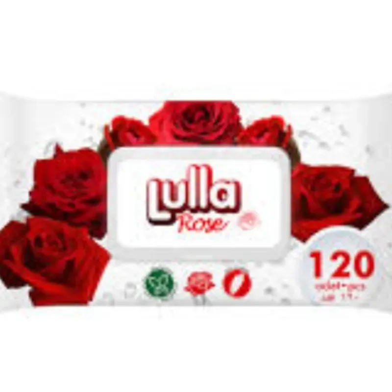 Toallas húmedas lulla de 120 unidades