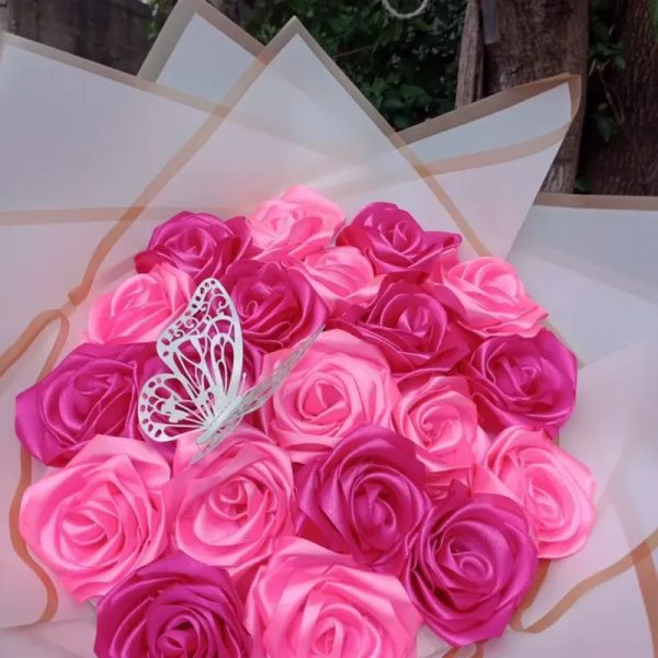 Ramo en tonos rosas