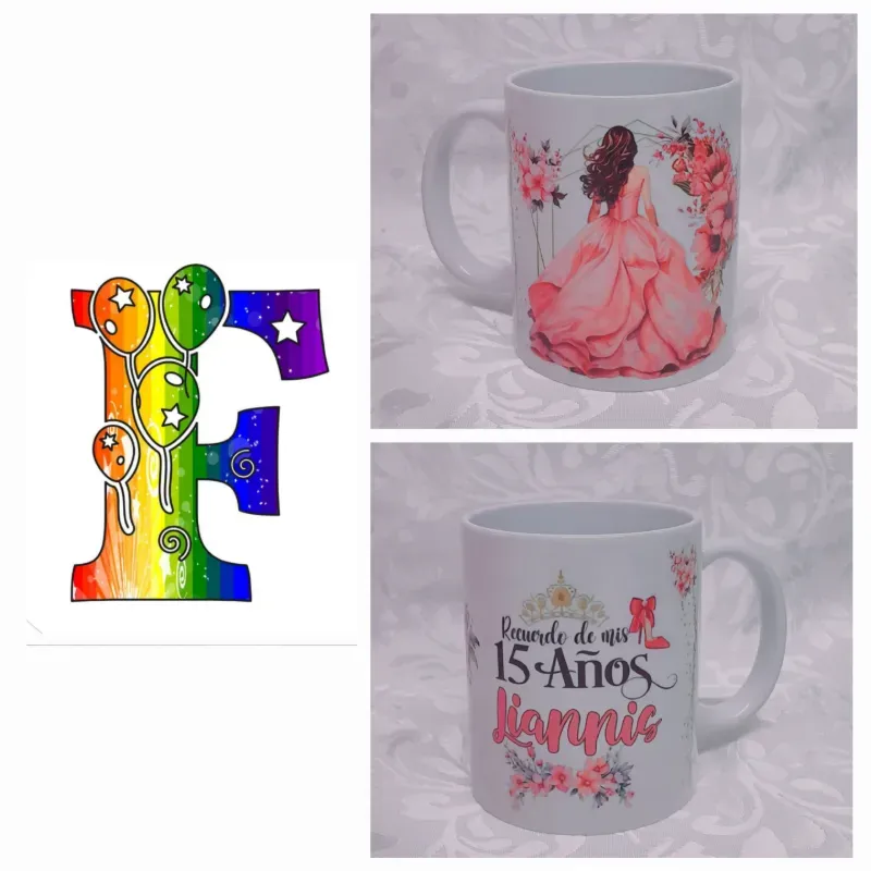 Taza para quinceañera