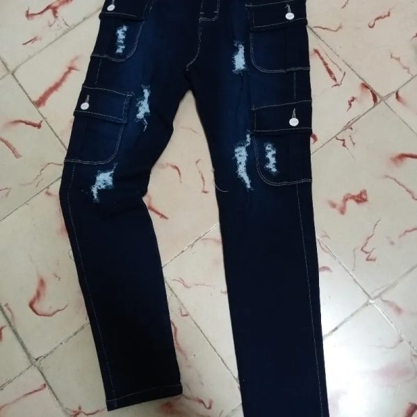 pantalones 4 puertas de mujer oscuro