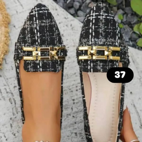 Zapatos planos de mujer de vestir con puntera puntiaguda