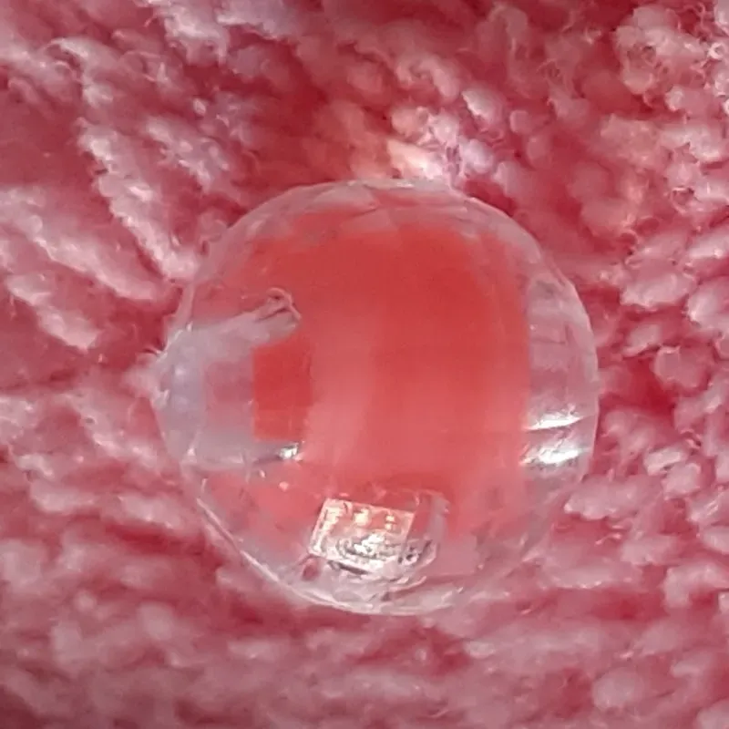 Bola 8 mm centro naranja