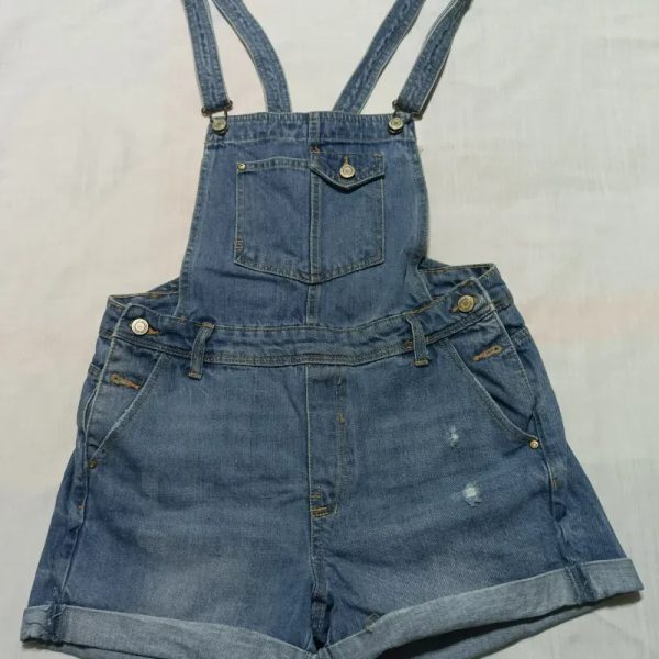 Overol short mezclilla,