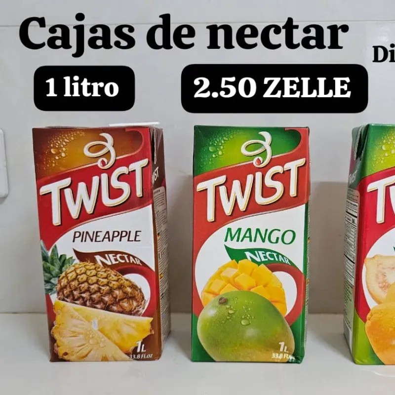 Cajas de nectar (jugo)