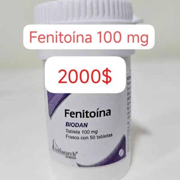 Fenitoína de 100 mg Frasco con 50 Tabletas