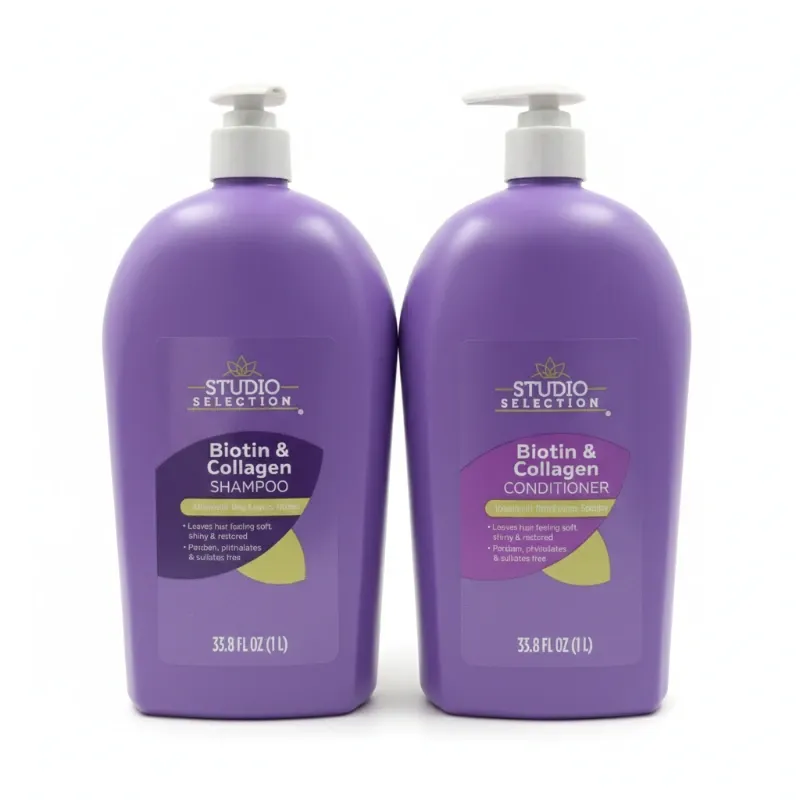 Set Shampoo y Acondicionador Biotina y Colágeno