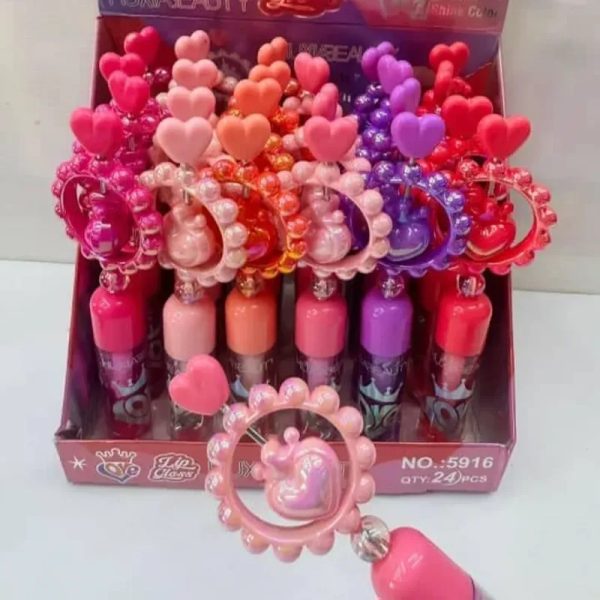 Brillo de labios corazón ❤️