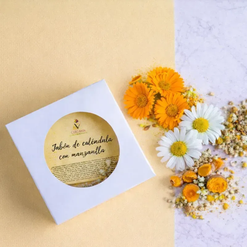 Jabón de calendula y manzanilla 