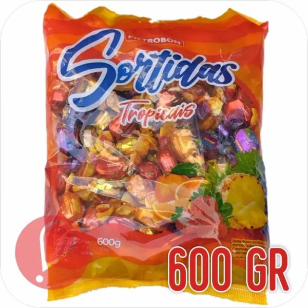 Caramelos Tropicales surtidos - duros (90u aproximadamente)
