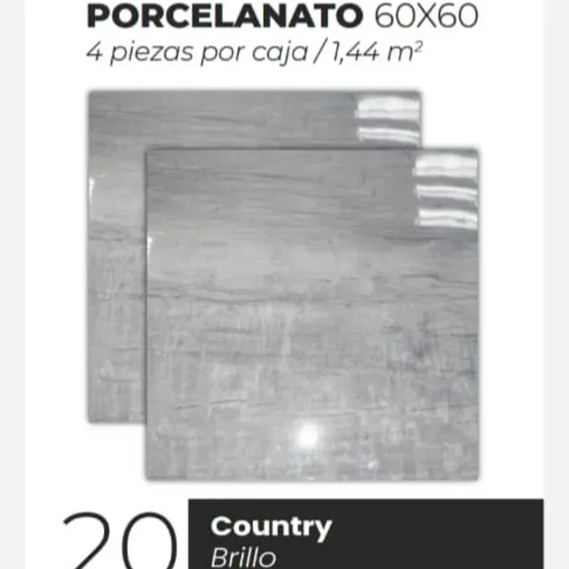 Losas Porcelanato Brillo Country