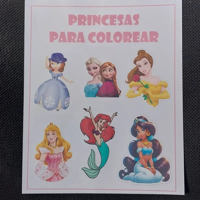 Princesas para colorear