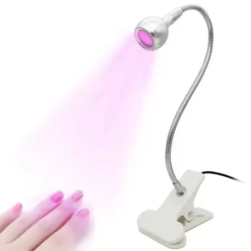 LÁMPARA SOFT GEL 5W PLATEADA