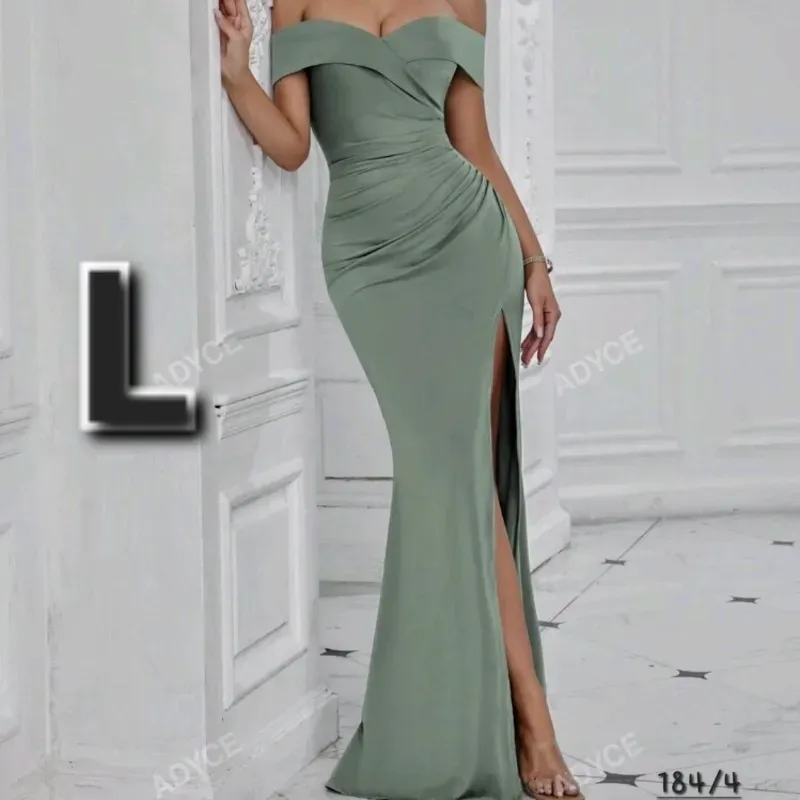 Vestido de Coctel Formal con Hombros Descubiertos