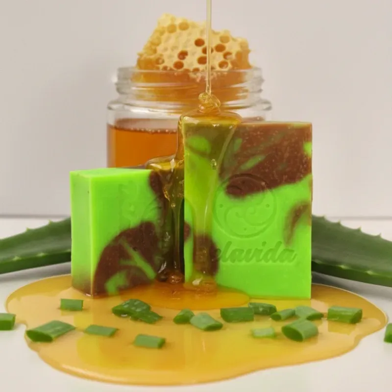 Jabón de aloe vera y miel