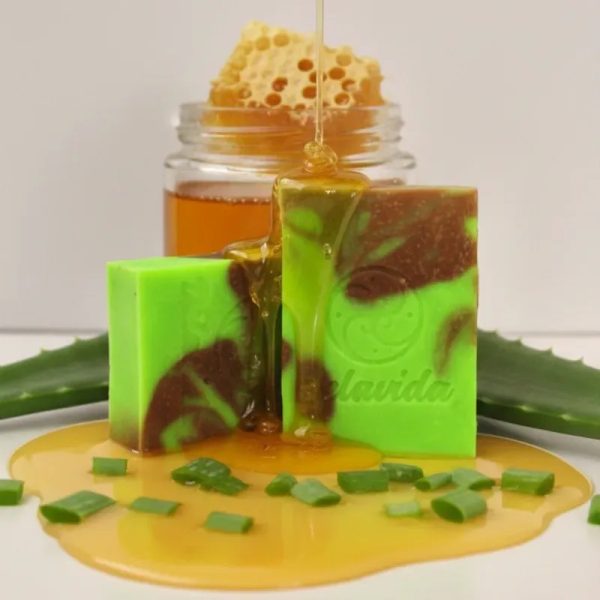 Jabón de aloe vera y miel