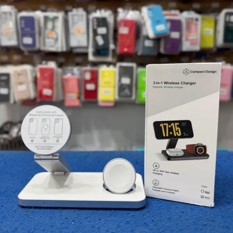 Cargador 3 en 1. Nuevo en caja