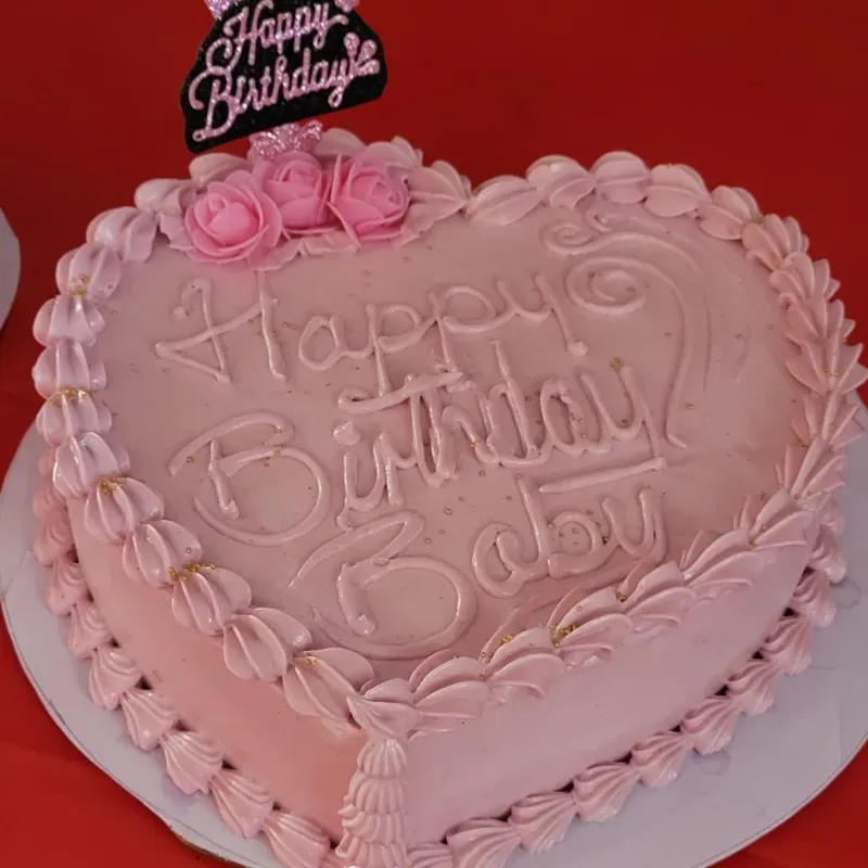 Cake en forma de corazón  