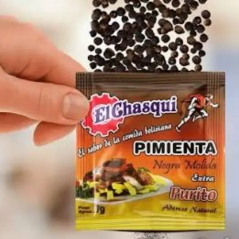 Pimienta Negra Molida El Chasqui 7g
