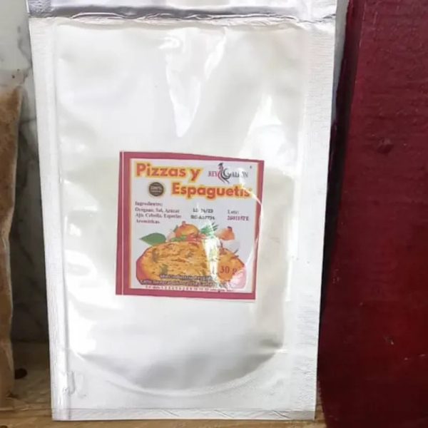 Condimento para pizzas y espaguetis (30 g)