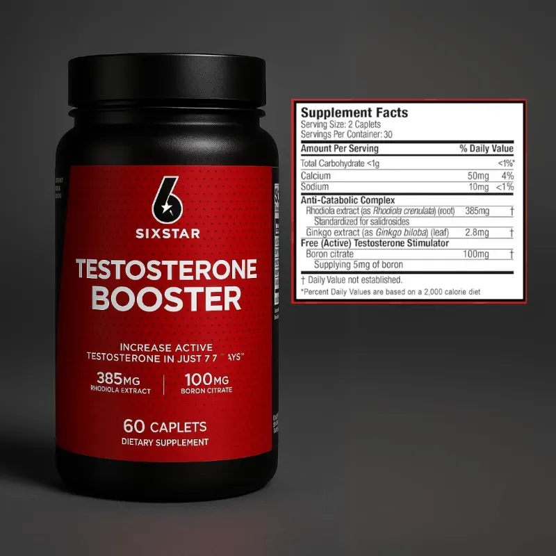 Potenciador de testosterona Six Star Elite Series 60 CAPS