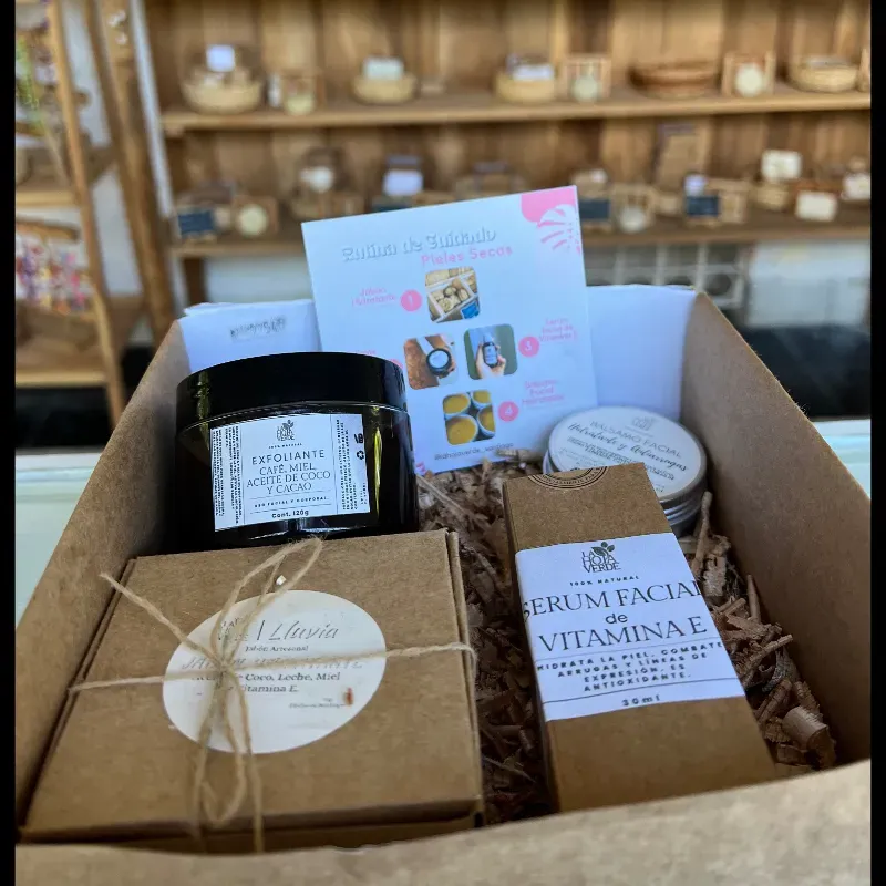 Kit completo para el cuidado de las pieles Secas