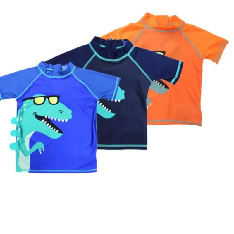 Set de Camisetas para Bebé Temática Dinosaurio