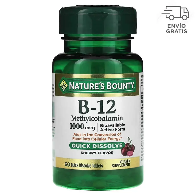 Nature's Bounty Vitamina B12, 1000mcg