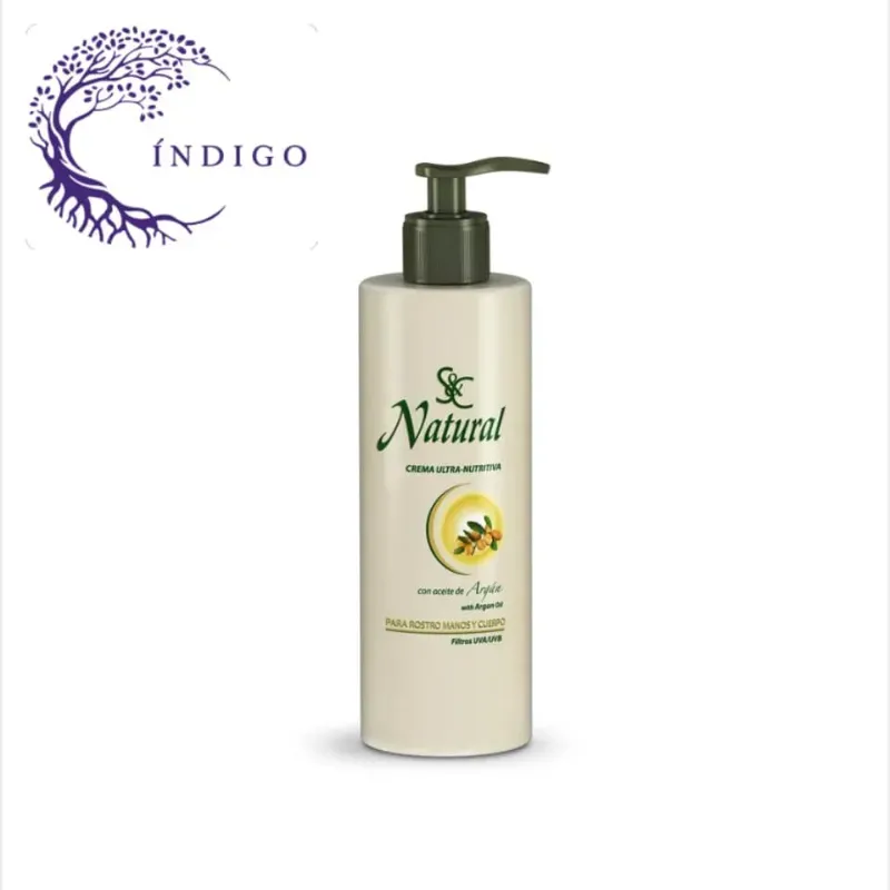 S&C Natural Crema Ultra-Nutritiva con Aceite de Argán 400 mL