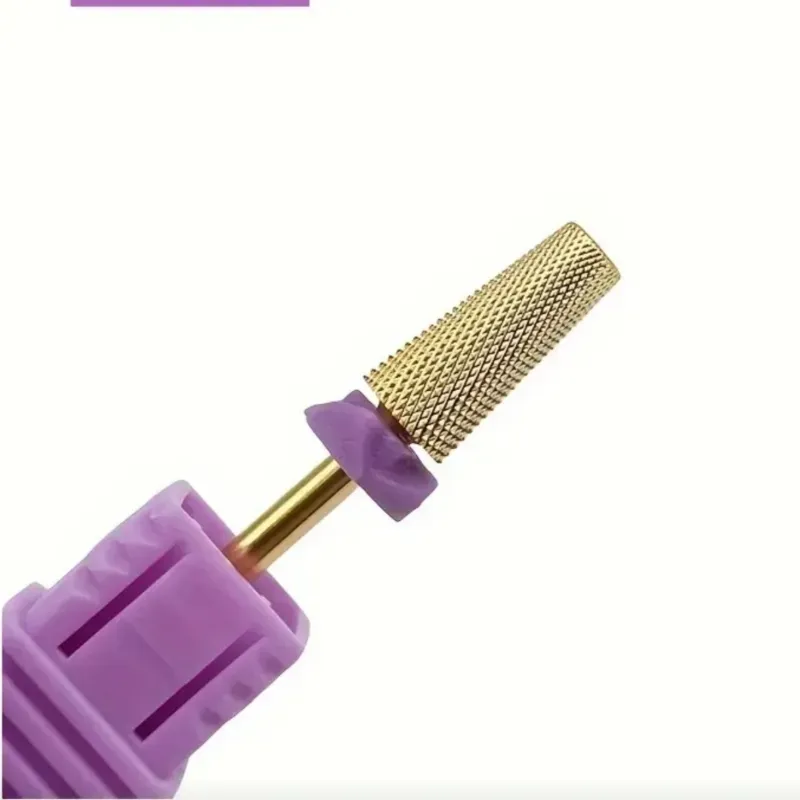 Fresa 5 en 1 dorada banda morada