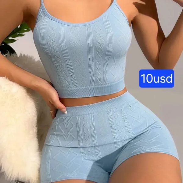Conjunto azul Corto