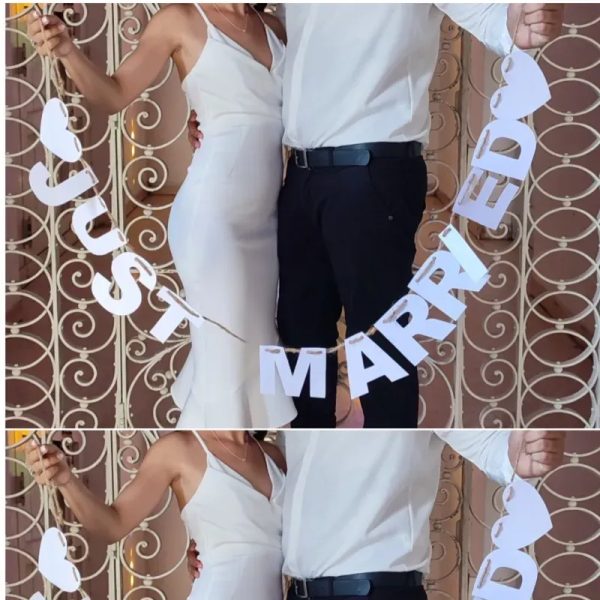 Cartel para recién casados‍♀️