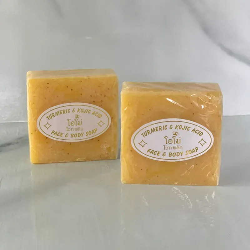 Jabón de ácido kócijo y cúrcuma