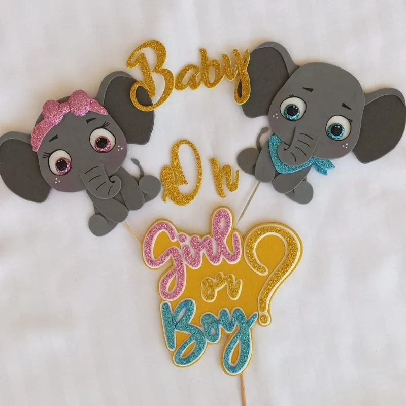 Cake topper (Revelación de sexo)