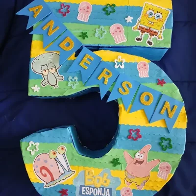 Piñata de 5 de Bob Esponja
