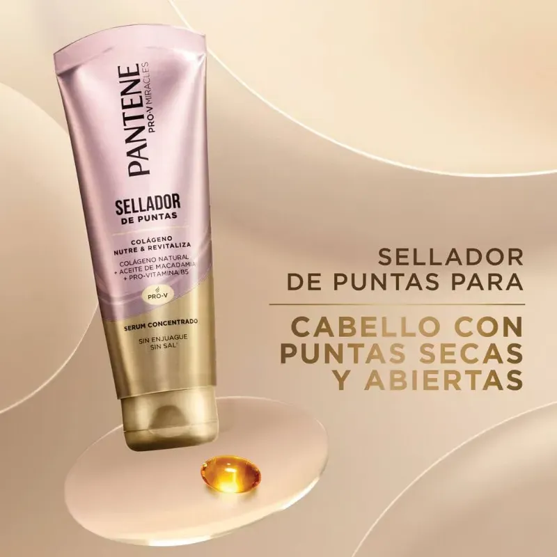Sellador de Puntas Pantene Pro-V Miracles Colágeno Nutre & Revitaliza. 90ml 