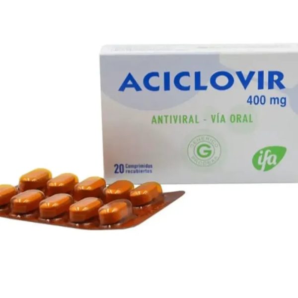  Aciclovir (10 tab de 400 mg)
