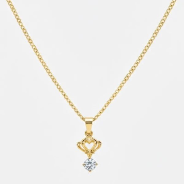 Cadena con dije de corona