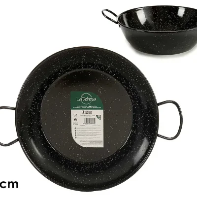 Sartén honda esmaltada con asas (32 cm)