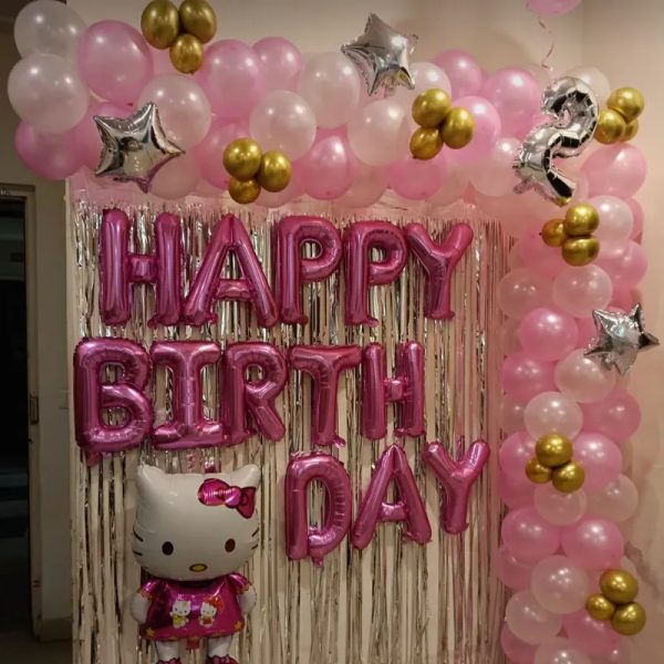 Decoración Rosa para niña