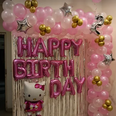 Decoración Rosa para niña