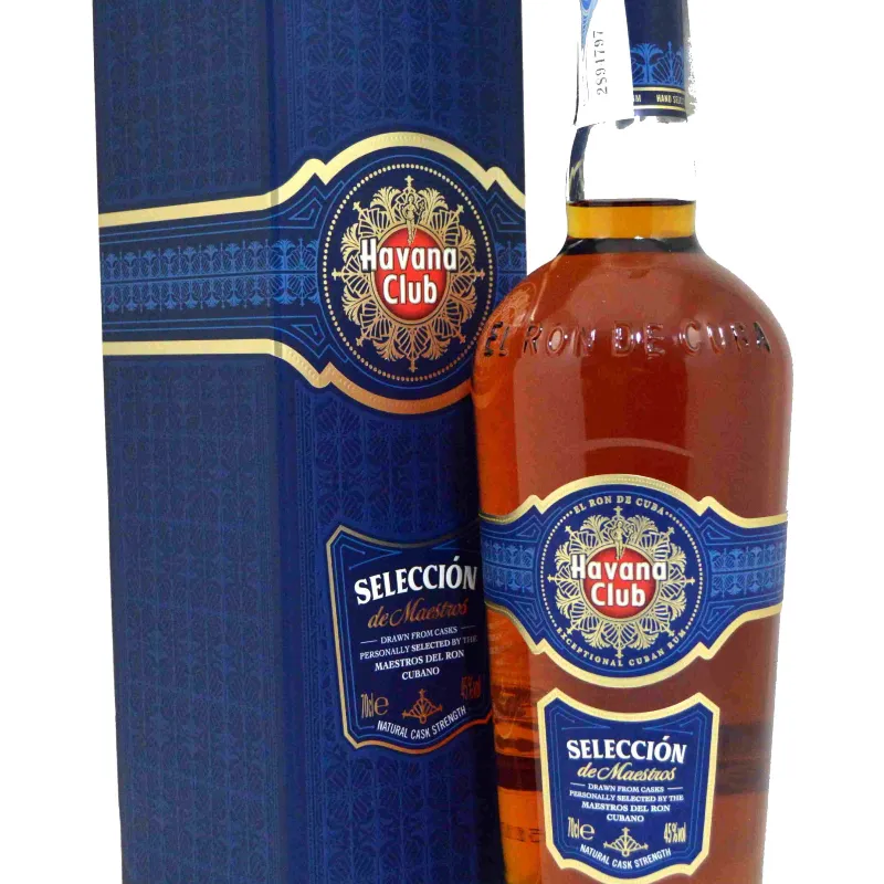Botella de Ron selection del maestro 