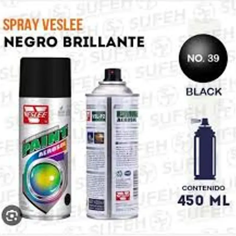 Pintura negro brillo No.39