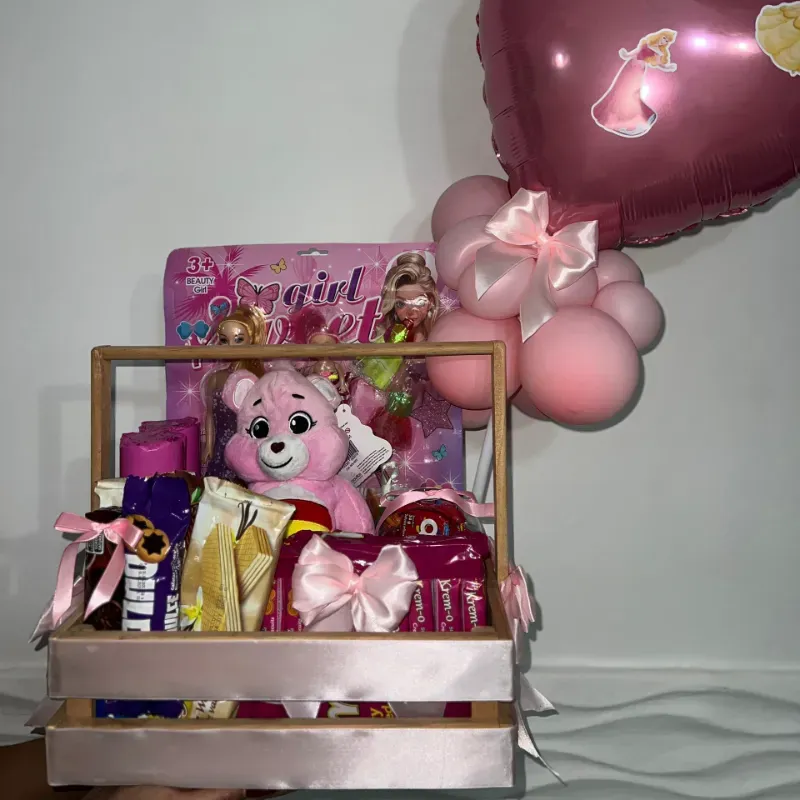 Caja de regalo peluchito