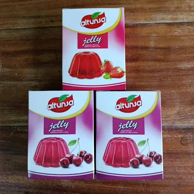 3 cajas de Gelatinas 85g
