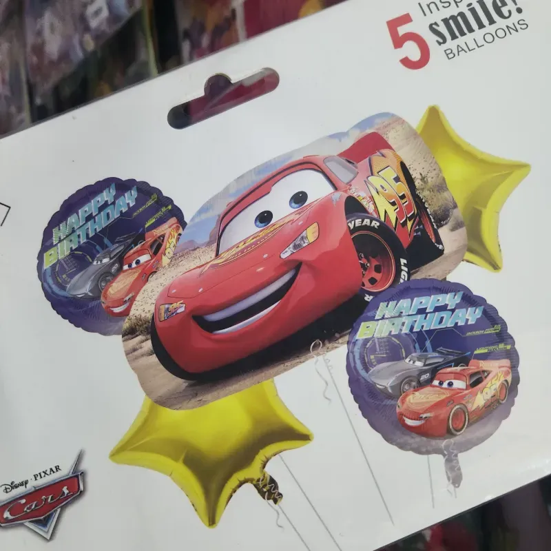 Set de 5 globos inflables Mquuen