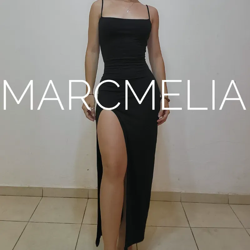 VESTIDO CAMISETA C/ ABERTURA (ENCARGO)